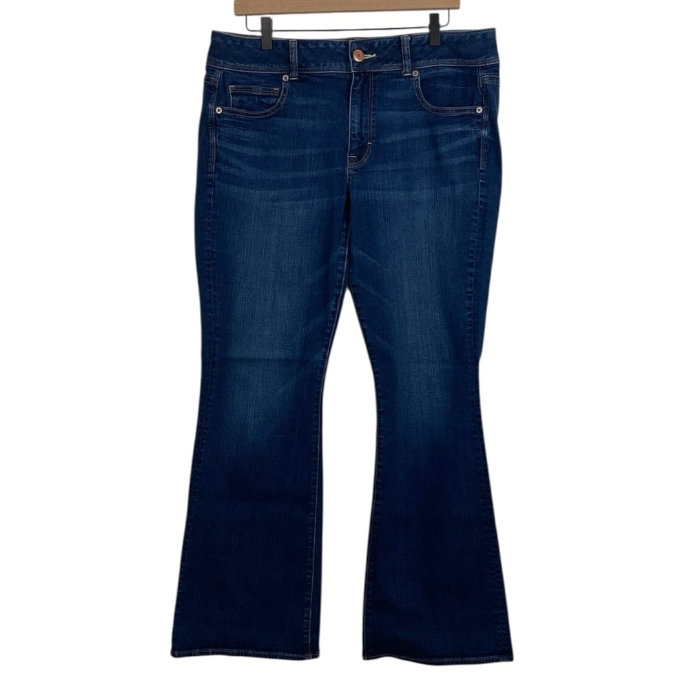 AEO Kickboot Flare Super Stretch Jean, Size 16